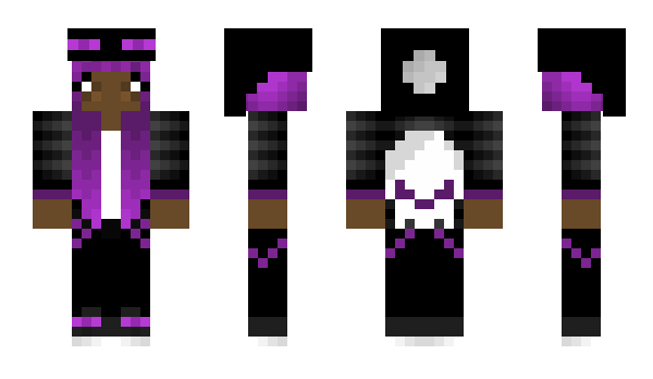 Minecraft skin purplepanag