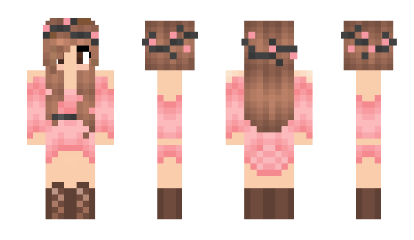 Minecraft skin Aitana_35