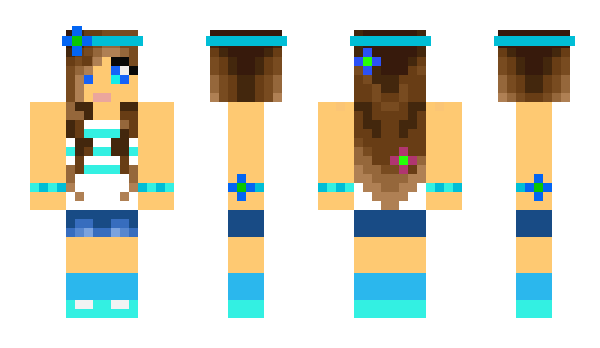 Minecraft skin MadziaMMMK