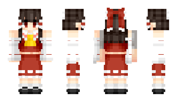 Minecraft skin thetouhouproject