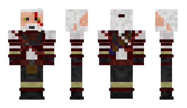 Minecraft skin Gandaflux