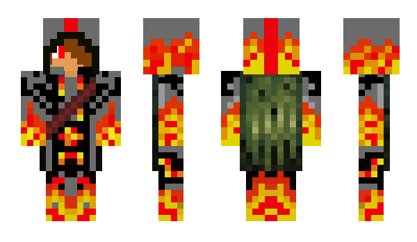 Minecraft skin Fire105