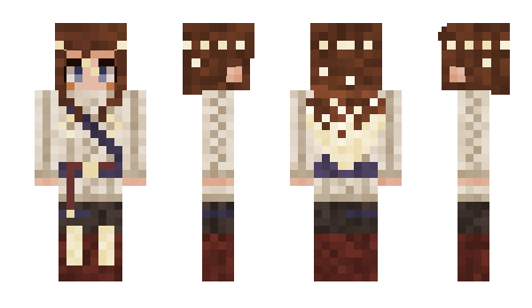 Minecraft skin MsBadger