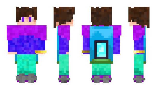 Minecraft skin Foxzyte