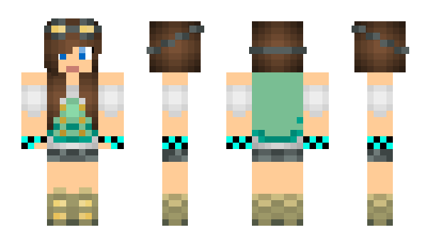 Minecraft skin bl00m