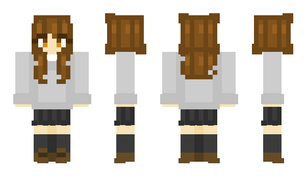Minecraft skin BlondeBaddie