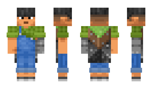 Minecraft skin HugoBluGo