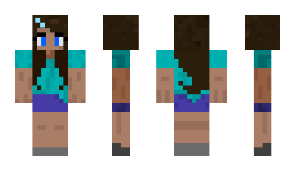 Minecraft skin Barbj