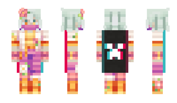 Minecraft skin silverrruns