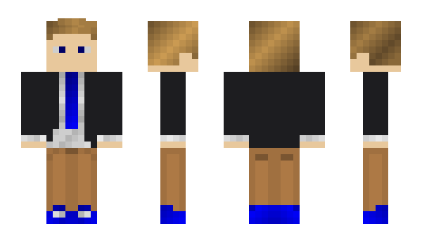 Minecraft skin BlueVortex