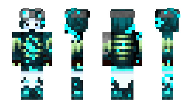 Minecraft skin Skelewizard