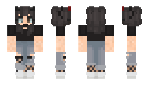 Minecraft скин по нику egirlwithoneeye