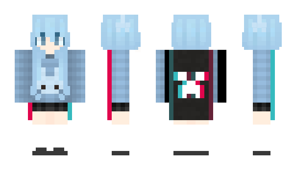 Minecraft skin qSit