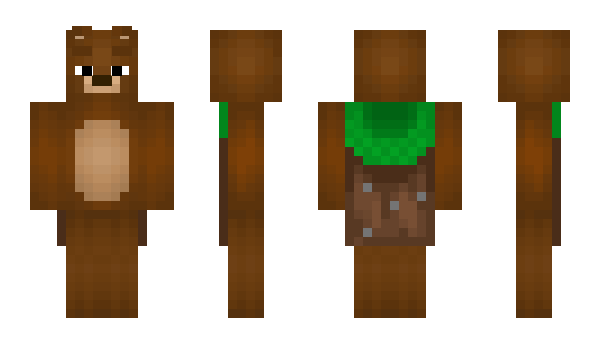 Minecraft скин по нику VeryCoolBear