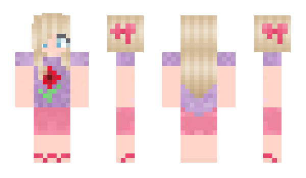 Minecraft skin GraphoniacsRose