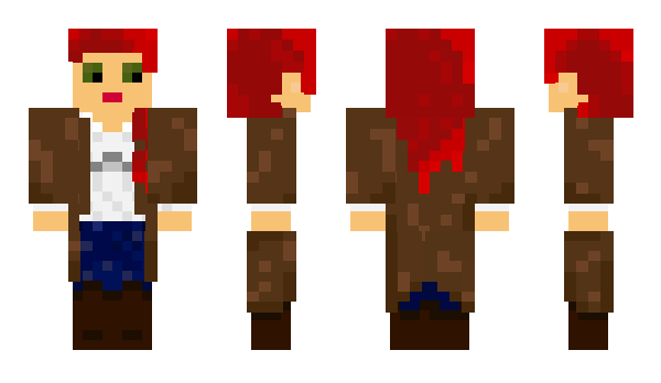 Minecraft skin LadyBrowncoat