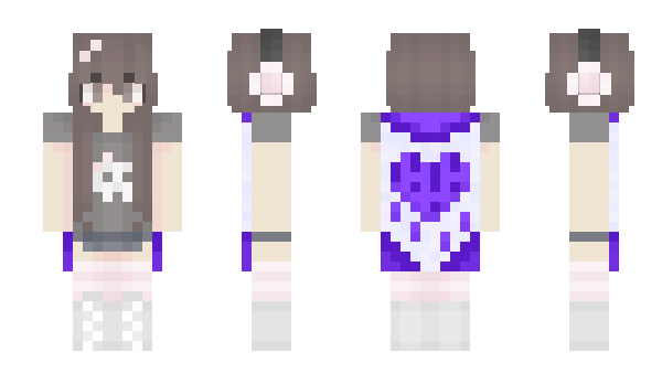 Minecraft скин по нику thigh_high