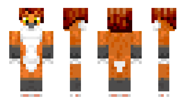 Minecraft skin grinchfox