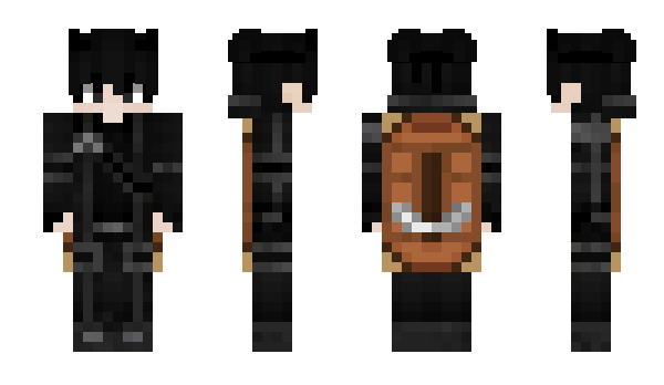 Minecraft скин по нику TheKirito_3