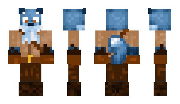 Minecraft skin Bluefox92