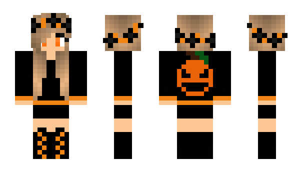 Minecraft скин по нику HalloweenB