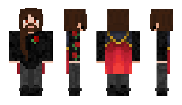 Minecraft скин по нику GerikRose