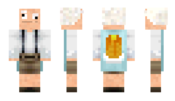 Minecraft skin Zockeropi
