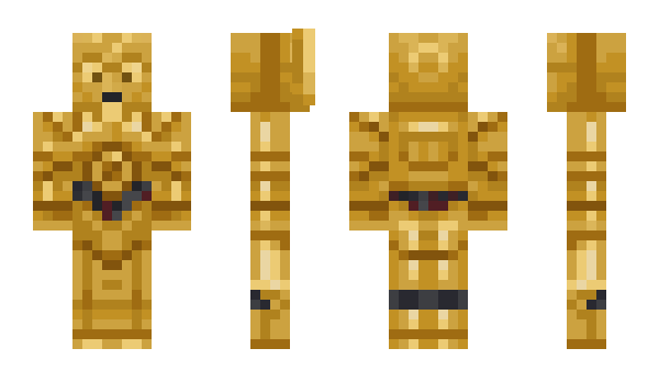 Minecraft skin Goldensteev