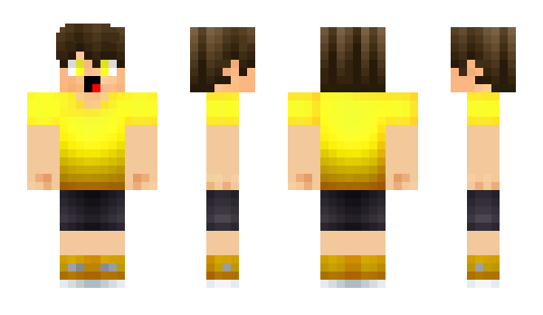 Minecraft skin Toekneehair