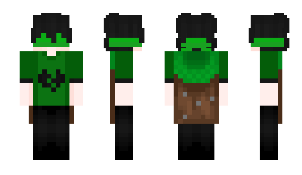 Minecraft skin itzgreen___