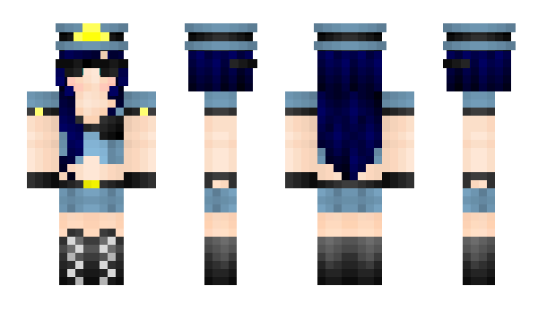 Minecraft skin OfficerCaitlyn