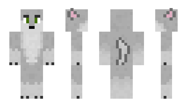 Minecraft skin snowyrex