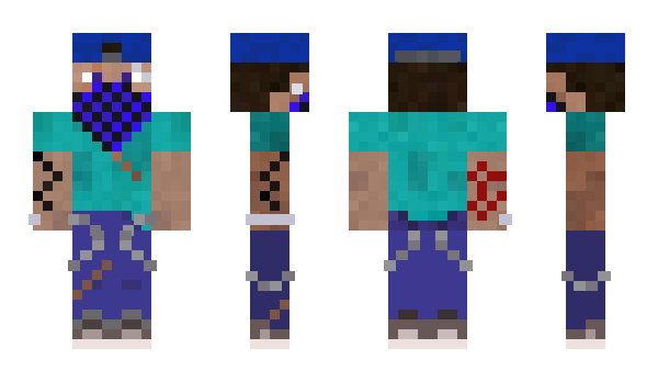 Minecraft skin crip4life
