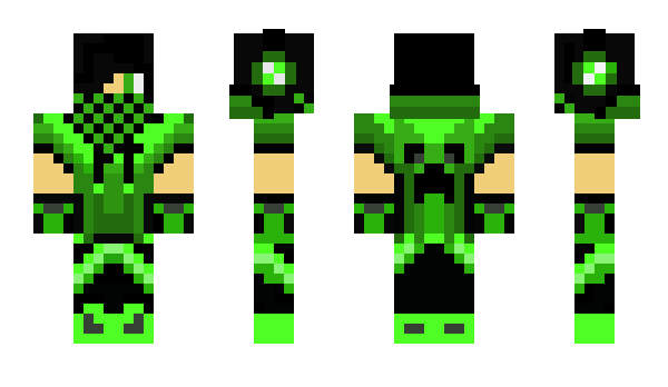 Minecraft skin green_master