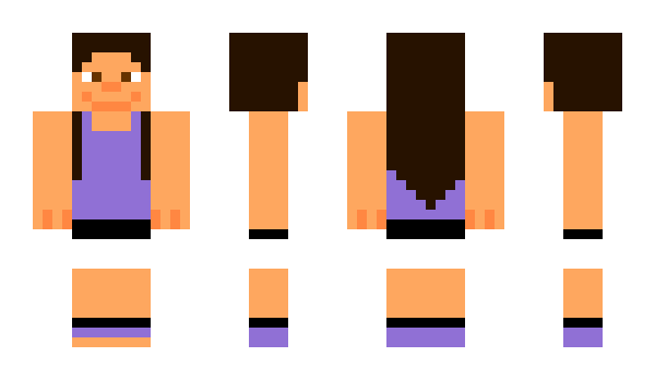 Minecraft skin PurpleAMO