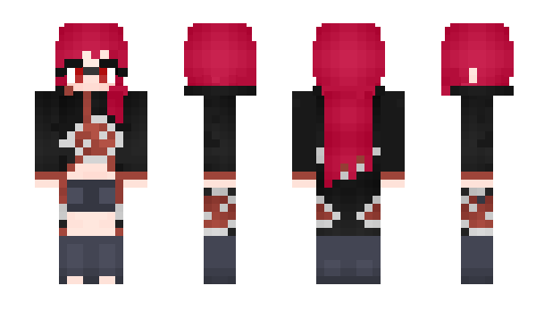 Minecraft skin Karin_Uzumaki