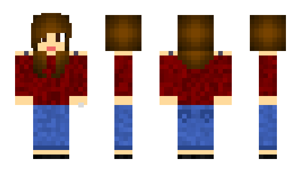 Minecraft skin HobbitHair