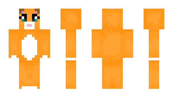 Minecraft skin OrangeKitten