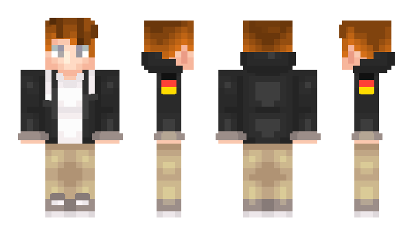 Minecraft skin Ehrenlurch