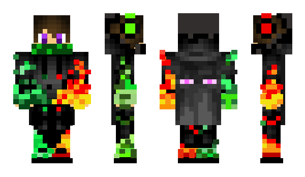 Minecraft skin TheBlackDragon30