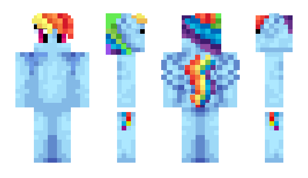 Minecraft skin PonyRI