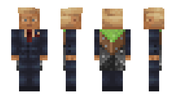 Minecraft skin PresidenteTrump