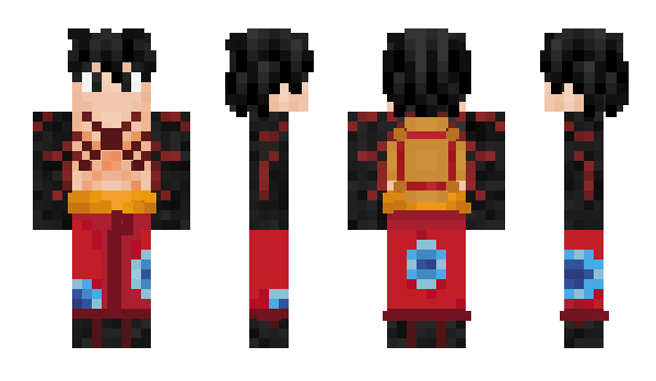 Minecraft skin Gear4Luffy