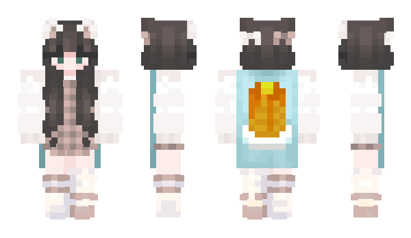 Minecraft скин по нику PizYesFox