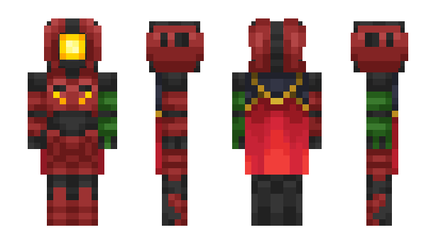 Minecraft skin pterygotid