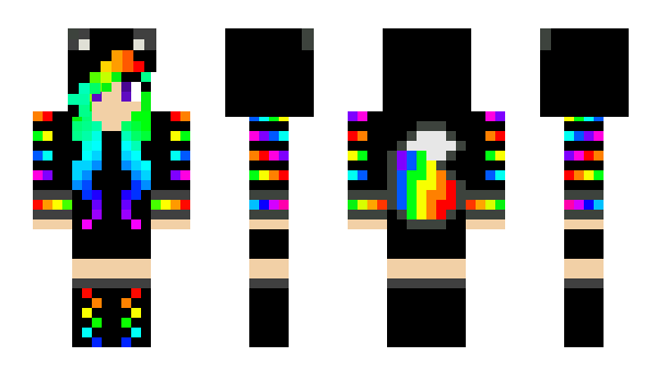 Minecraft skin FlitFox