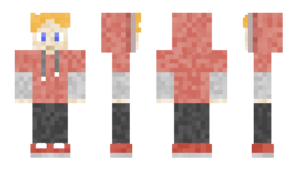 Minecraft skin NotRightsideUp