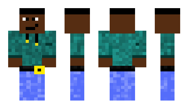 Minecraft skin BlackManHOOD