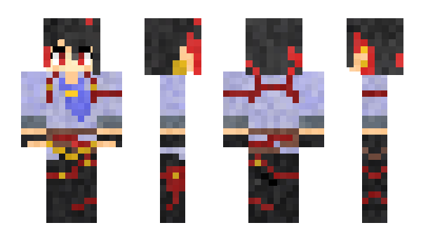 Minecraft skin TsukiyukiIbuki