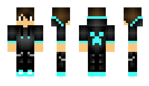 Minecraft skin h3llow